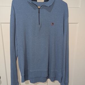 Duck Head Light Blue Quarter-Zip Pullover
